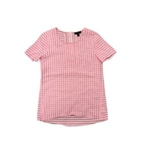 J. Crew Pink Sheer Top